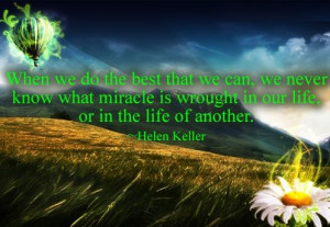 Motivational Quote by Helen Keller with Image !! on imgfave