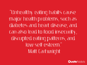 Unhealthy eating habits cause major health problems, such as diabetes ...