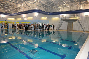 ... Training Pool during a dedication ceremony at Officer Training Command