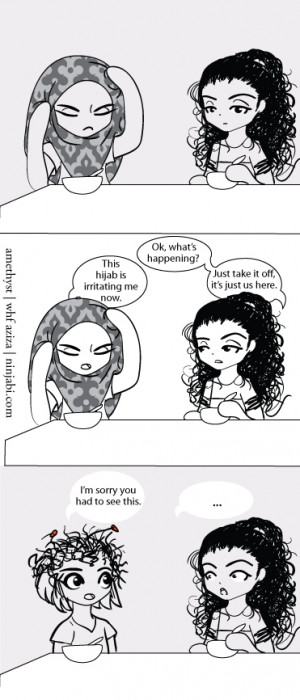 Comic 32 : Hijab-hair by ninjabi