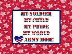 My daughter, my soldier . proud Army Mom
