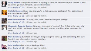Abercrombie And Fitch's Semi-Apology Didn't Go Over Too Well (PHOTOS)