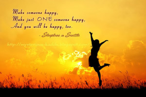 make someone happy make just one someone happy make just one heart the ...