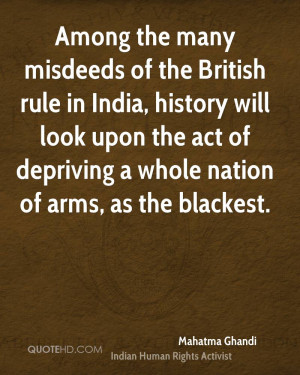 Among the many misdeeds of the British rule in India, history will ...