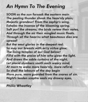Phillis Wheatley Poems