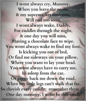 Cute growing up poem