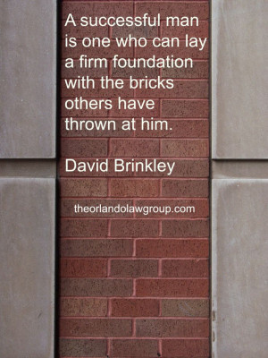 quote from David Brinkley #inspiration This is so true:)