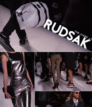 Metallics were plentiful, seen in the form of overalls, skirts and ...