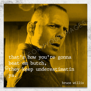 pulp fiction butch quote square wall art
