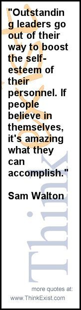 Sam Walton quote on leading