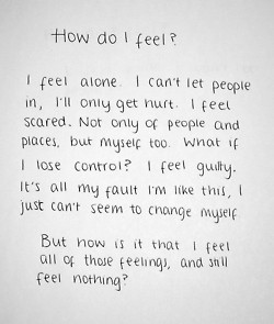 feel like shit empty inside empty emptiness nothing im not okay im ...