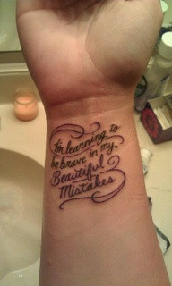 Learning To Be Brave In My Beautiful Mistake - Mistake Quote