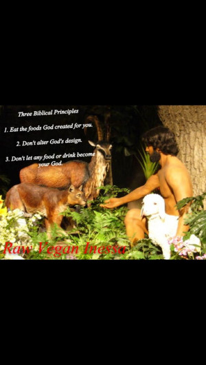 ... Don't let any food or drink become your God. Raw Vegan Inessa