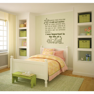 the life of a child wall sticker quote wall decal art