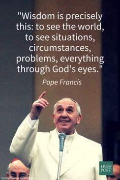 Pope Francis quotes, taken from his book, 
