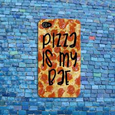 Funny Quote Cover Pizza is my Bae Cute Phone Case iPhone 4 4s 5 5s 5c ...