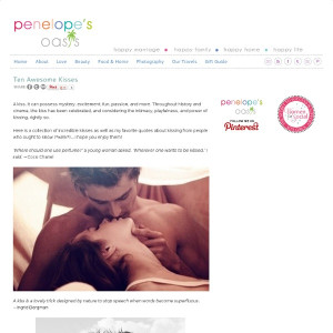 Kissing Quotes, Great Quotes About Kisses