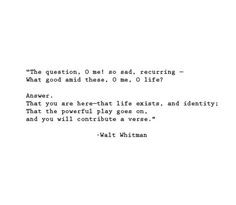 To a Stranger by Walt Whitman