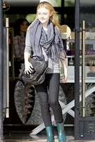 Love Quotes-love quotes linen knotted fringe scarf in charcoal