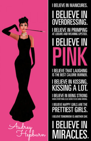 Blog Every Day in May - I believe in pink.
