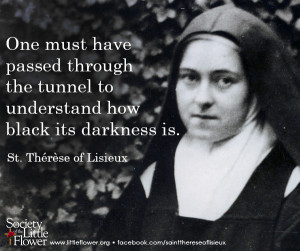 ... Must Have Passed Through the Tunnel - St. Therese of Lisieux Quotes