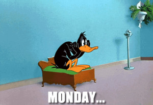 Daffy Duck Is Not Ready For Mondays & Work In Looney Tunes Cartoons