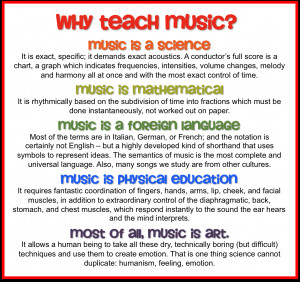Why Teach Music?