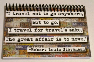 Robert Lewis Stevenson Quote Notepad by chicalookate on Etsy, $4.00