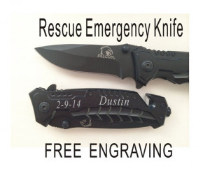 ... Engraved Pocket Rescue Knife Custom engraved Groomsmen Gifts for Men