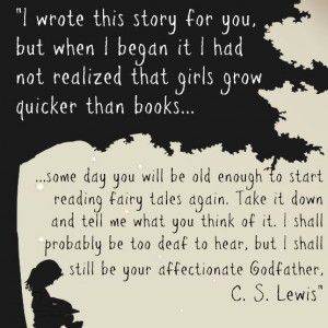 start reading fairy tales again... CSLewisStart Reading, Lewis Quotes ...