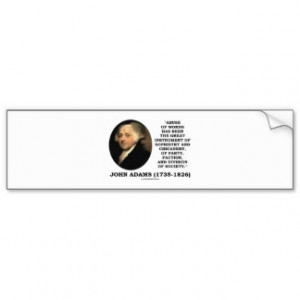John Adams Abuse Of Words Sophistry Chicanery Bumper Stickers