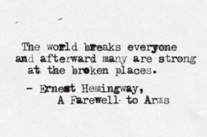 Farewell to Arms by Ernest Hemingway