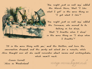 Alice in Wonderland: A Mad Tea-Party' - Lewis Carroll