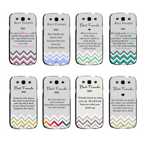 Infinity-Best-Friends-Quote-Grey-Chevron-Hard-Case-For-Samsung-Galaxy ...
