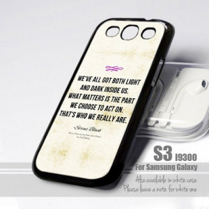 Harry Potter Sirius Black Quote S3 Design for Samsung S3 Fit 9300