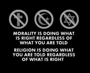 Morality vs religion