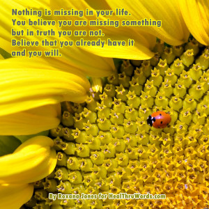 Inspirational Image: Believe in your Abundance