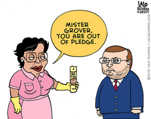 Consuela: ‘Mr. Grover Norquist, you are out of Pledge’ (toon)