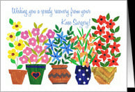 Speedy Recovery from Knee Surgery - ’Flower Power’ card - Product ...