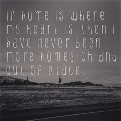 so homesick :/