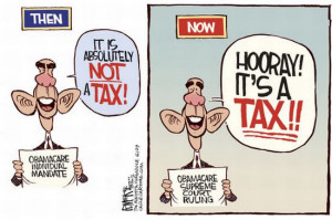 Obamacare Tax Cartoons