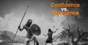 Confidence and arrogance are 2very different things; the line between ...