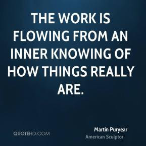 Martin Puryear - The work is flowing from an inner knowing of how ...