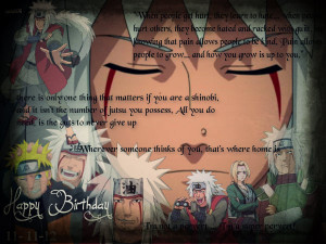 Happy Birthday Jiraiya by wow1076