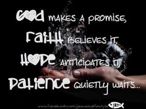 ... God's promise! Mature Christians know God's word, OBEY God's word