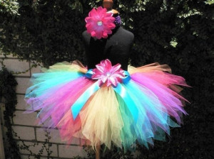 rainbow tutus for girls