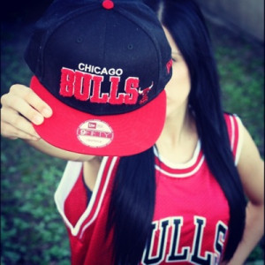 chicago bulls, girls swag, snapback, tumblr