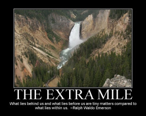 Go the Extra Mile