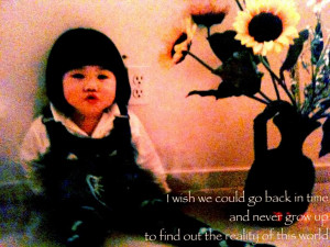 Wish we Could go back in Time – Baby Quote