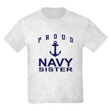 Navy Sister Kids Light T-Shirt for